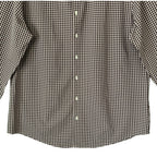 Mizzen+Main Shirt Men's XXL Leeward Trim Fit Long Slv Eggplant Crew Gingham