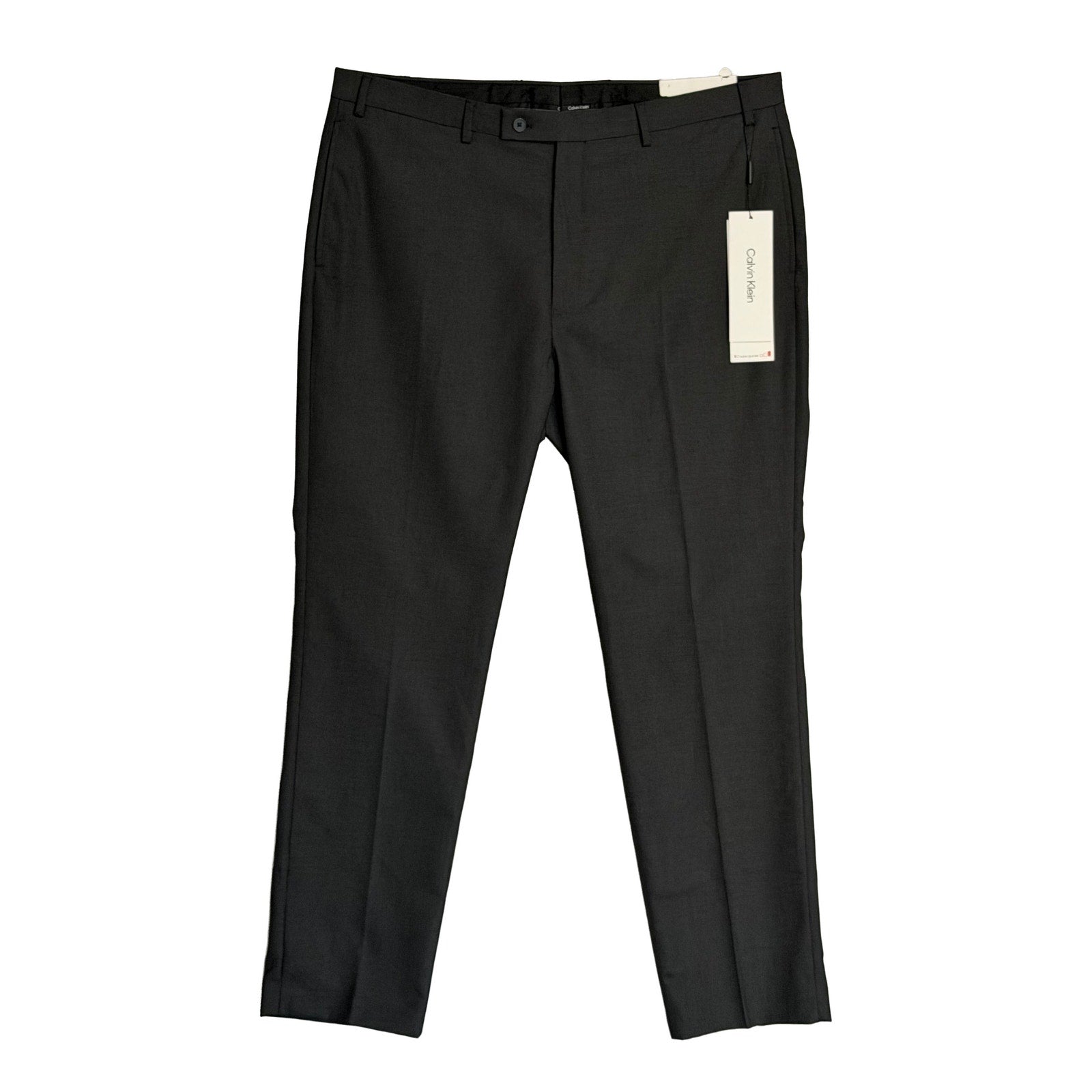 Calvin Klein Dress Pants Men's 40"x32" Slim Fit Stretch Jerome Grey