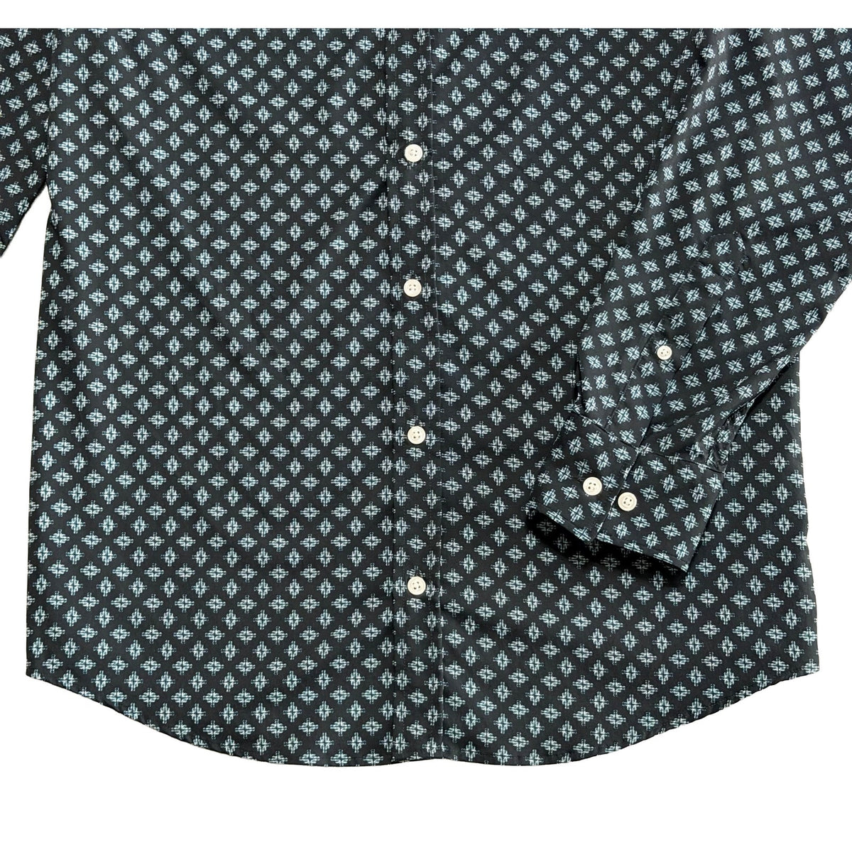 Daniel Cremieux Premium Denim Men's LT Long Sleeve Shirt Stretch Navy Blue