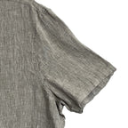 Michael Kors Linen Shirt Men's XL Classic Fit Short Sleeve Gray Heather