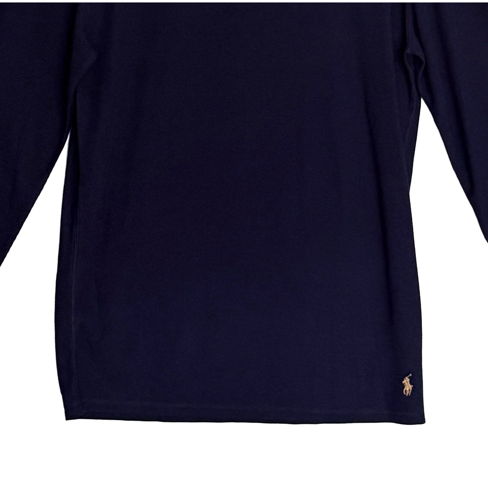 Polo Ralph Lauren Sleepwear Men's 1XT Crew Neck Long Sleeve Knit Shirt Blue