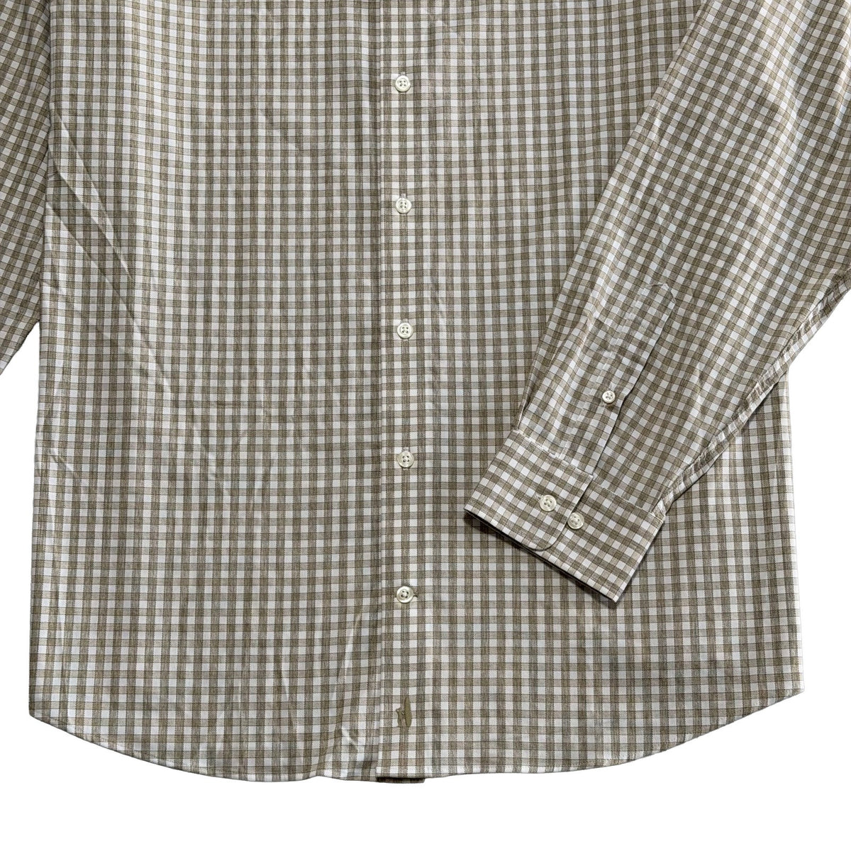 Johnnie-O Westwood Performance Shirt Men's XXL Button-Down Hazlenut Check