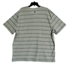 Tommy Bahama Henley Men's XXL Short Sleeve "Soleil Stripe Henley" Overcast