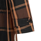 Lauren Ralph Lauren Men's 38 Short Raincoat Stanza Brown Check