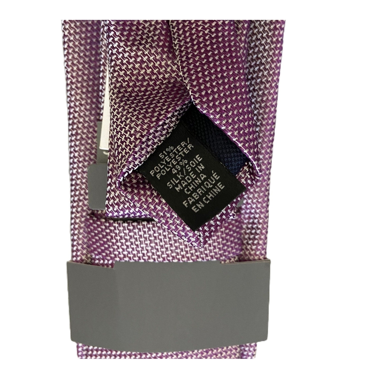 Michael Kors Necktie 3" Fuschia Emerald Solid Standard Length Silk Blend