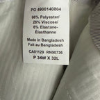 Calvin Klein Dress Pant Men's 34"x32" Slim Fit Jace Flat Front Stretch Taupe