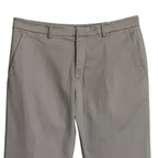 Perry Ellis Pant Men's 33"x30" Slim Fit Chino Stretch Fabric Chiseled Stone