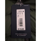 Roundtree & Yorke Down Vest Men's XLT Full Zip Packable Pockets Hunter Green