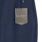 Lauren Ralph Lauren Men's 44x32 Classic Fit Ultraflex Suit Pant Blue Plaid NEW