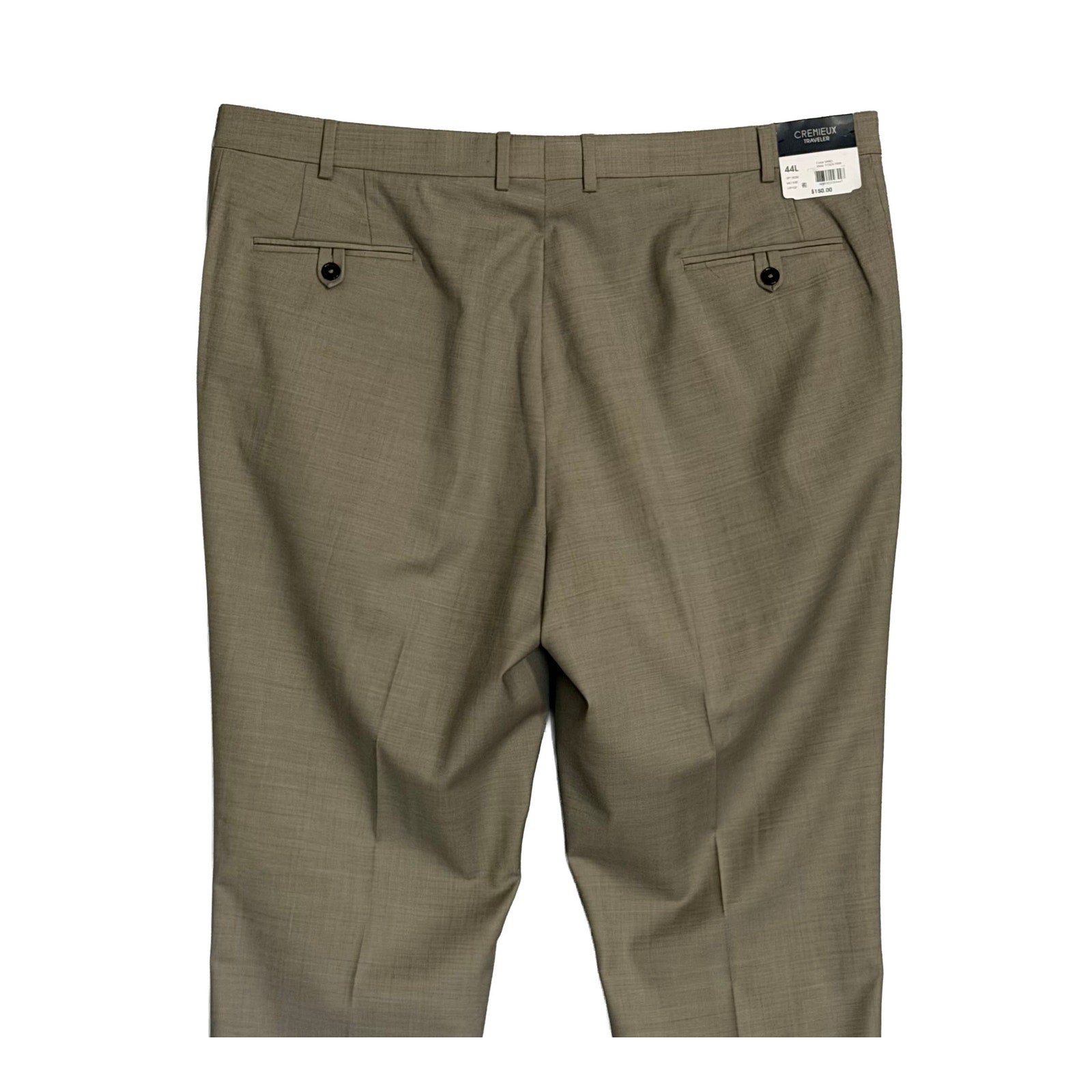 Daniel Cremieux Dress Pant Men's 42"x30" Traveler Comfort Waist Sand