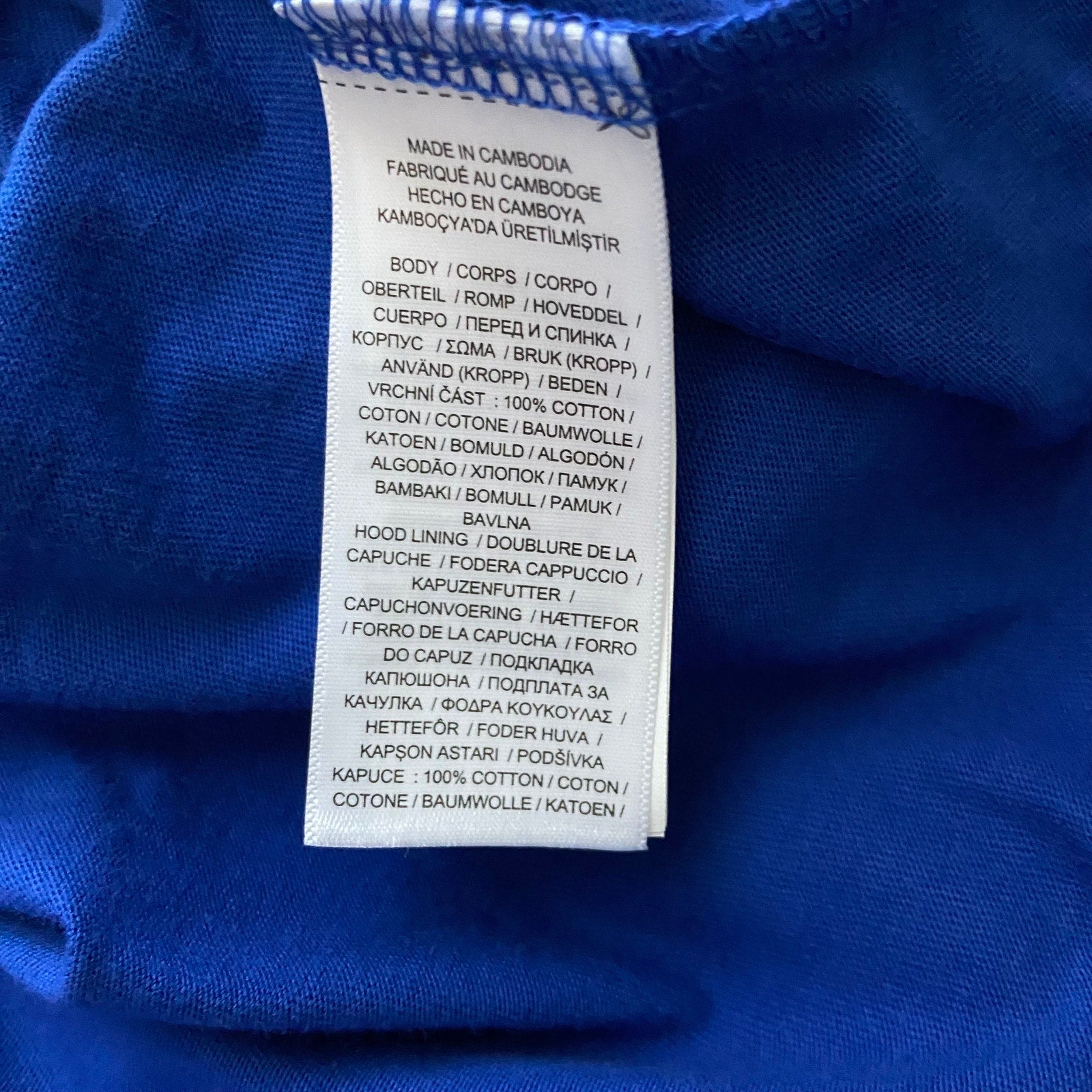 Polo Ralph Lauren Hoodie Men's Medium T-Shirt Drawstring Hoodie Blue