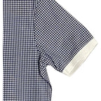Michael Kors Men's Small Slim Fit Short Sleeve Polo Shirt Blue Gingham