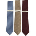 Perry Ellis Portfolio Neckties Lot of 3 Classic Width/Length Blue, Gold, Red