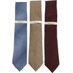 Perry Ellis Portfolio Neckties Lot of 3 Classic Width/Length Blue, Gold, Red