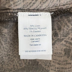 Faherty Camp Shirt Men's Large "The Breeze" Short Sleeve Graphite Rainforest