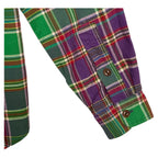 Polo Ralph Lauren Shirt Men's Small Classic Fit Long Sleeve Purple/Green Plaid