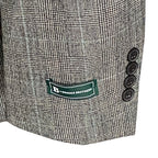 Brooks Brothers Sport Coat Men's 44 Long Sport Coat Grey Plaid Wool Blend