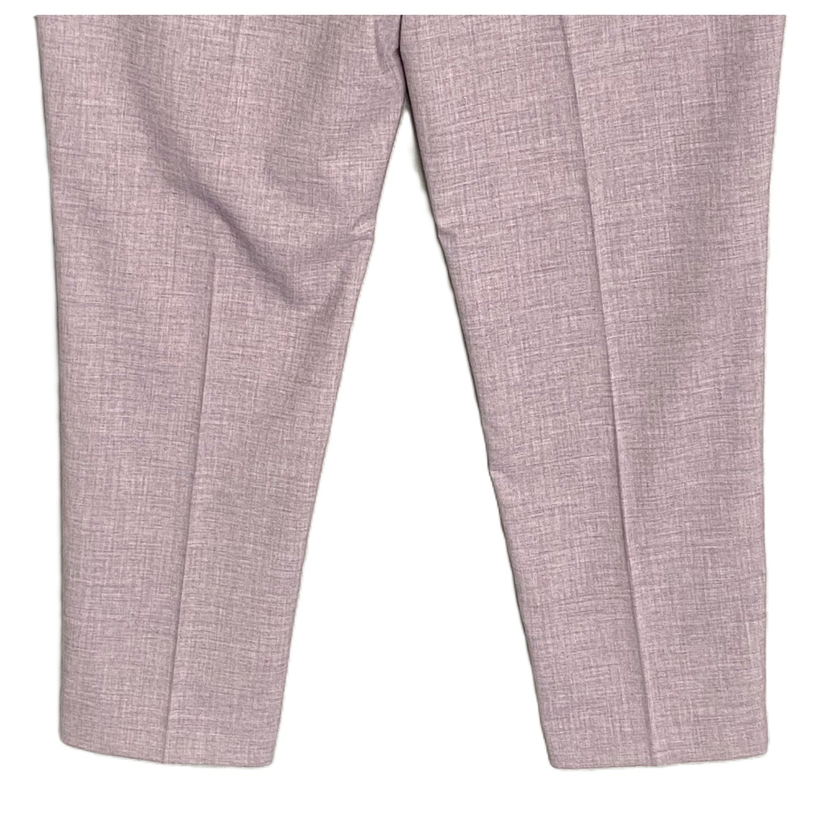 Nautica Ceylon Dress Pant Men's 46x32 Flat Front Active Stretch Lt Burgundy