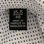 Scotch & Soda Shirt Men's 15.5 34/35 Dress Shirt Modern Fit Stretch White