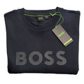 Boss Salbo Pullover Sweatshirt Men's 3XL Big & Tall Crew Neck Black