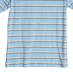 Daniel Cremieux Shirt 38 Men's Small Pima Cotton Polo Blue & Gray Stripe