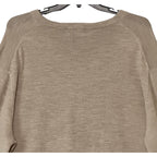 Hart Schaffner Marx Sweater Men's 3XB Big & Tall V-Neck Merino Wool Oatmeal