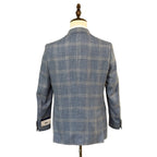 Tommy Hilfiger TH Flex Sport Coat Blazer Gene Stretch Light Blue Plaid NWT