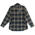 Tommy Bahama LS Shirt Men's 3XLB Big & Tall "Baranco Plaid" Indigo Palms