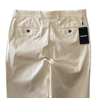 Murano Dress Pants Men's 32x34 Alex Slim Fit Flat Front Solid Cream