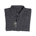 Boss Performance Shirt Men's XXL Slim Fit Long Slv Black/White Herringbone