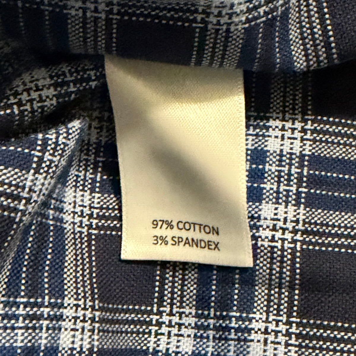 Daniel Cremieux Dress Shirt Men's 4XT Big & Tall Button-Down Stretch Plaid