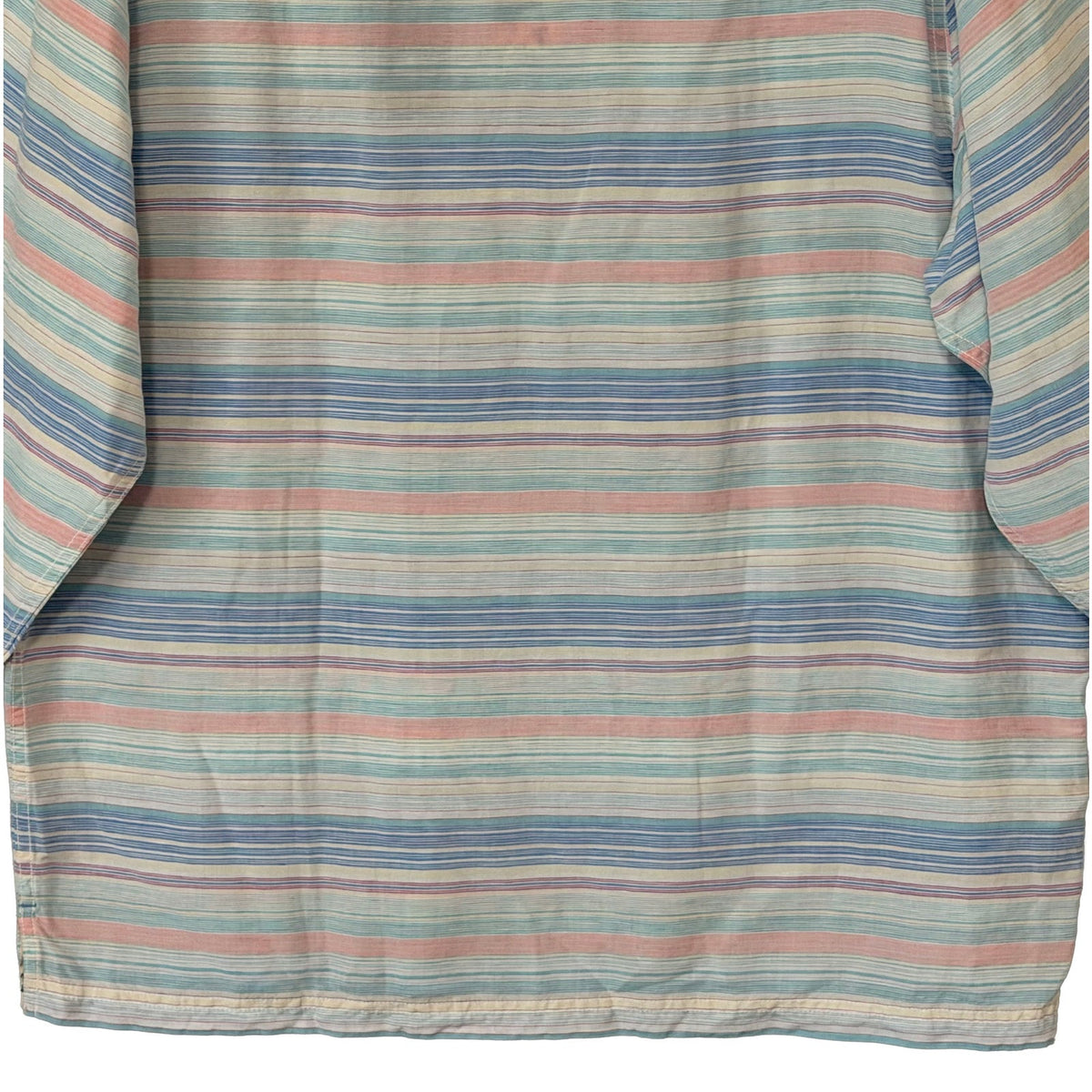Tommy Bahama Shirt Men's XL Sand Linen Los Bellos Stripe Baja Bright Peach