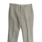 Perry Ellis Portfolio Pants Men's 40"x32" Modern Fit Dress Pants Linen Blend