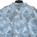 Tommy Bahama Shirt Men's 2XLB Big & Tall "Costa Wave Allegro Frondes" Jade