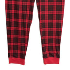 Nautica Sleep Pant Men's Medium RestLuxe Elastic Waist Pockets Red/Black Ck