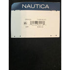 Nautica Overcoat Double-Breasted Men's 40 Regular Wool Blend Lined Black