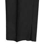 Ted Baker Joey Pants Men's 40R Wool Dress Pant Solid Black Raw Hem