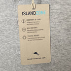 Tommy Bahama Polo Shirt Men's XL Island Zone Pima Cotton Gray Heather