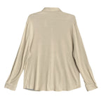 Daniel Cremieux Polo Shirt Signature Collection Men's XXL Long Sleeve Beige