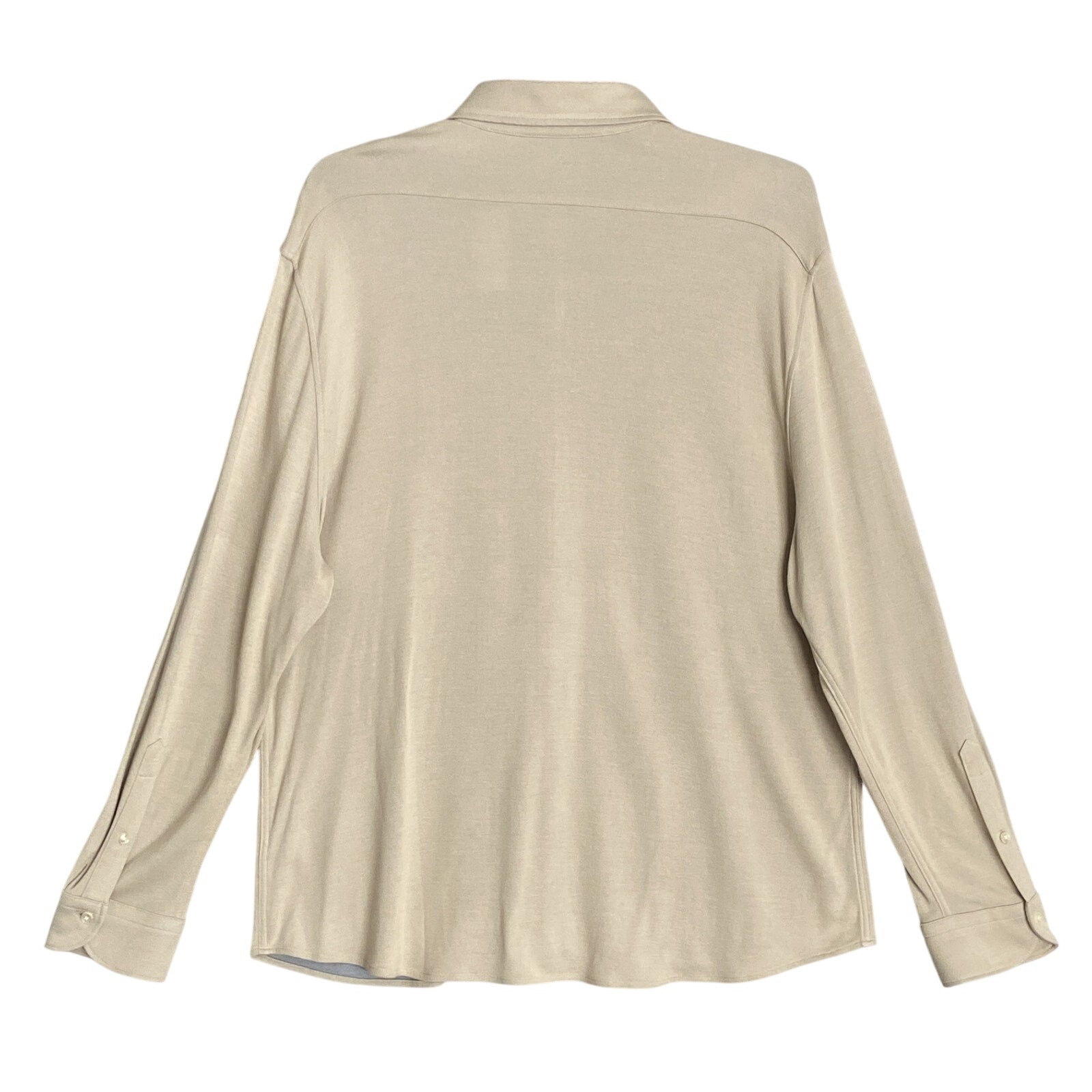 Daniel Cremieux Polo Shirt Signature Collection Men's XXL Long Sleeve Beige