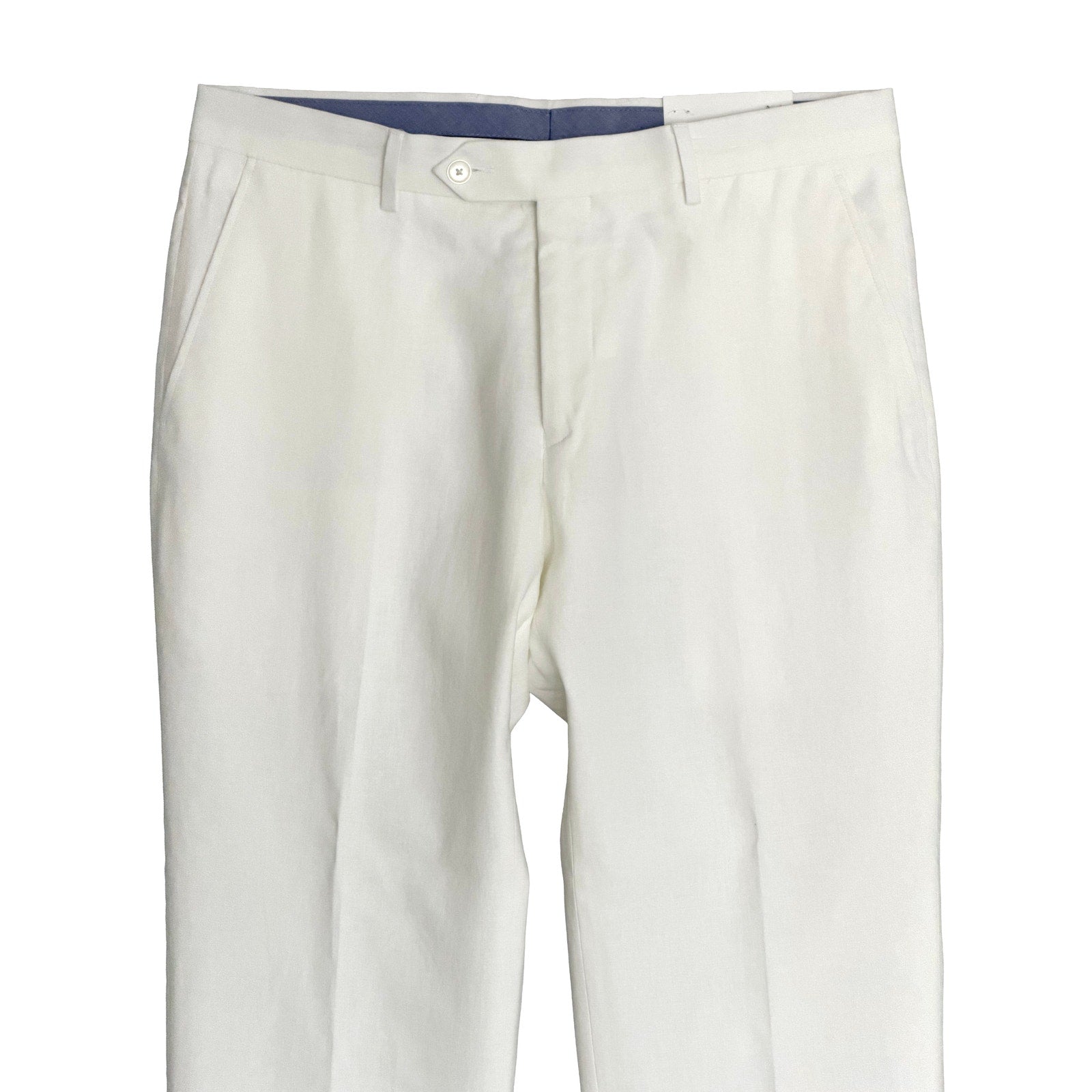 Tommy Hilfiger Dress Pants Men's 34"x32" Linen Blend Flat Front White