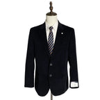 Nautica Sport Coat Men's 44 Regular Brielle Corduroy Dark Blue