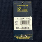 Polo Ralph Lauren Sleepwear Men's 2X Crew Neck Long Sleeve Knit Shirt Blue