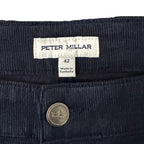 Peter Millar Corduroy Pants Men's 42"x34" Classic Fit 5-Pocket Dark Navy