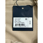 Mizzen+Main Shorts Men's XXL Deck Short Straight Fit Stretch Khaki Solid