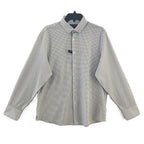 Mizzen+Main Shirt Men's Medium Leeward Classic Fit No Tuck Diamond Mosaic