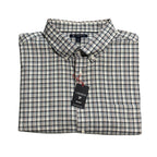 Daniel Cremieux Dress Shirt Men's 4XB Big & Tall Button-Down Stretch Check NWT