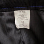Kenneth Cole Reaction Men's 38"x30" Pants Slim Fit Stretch Corduroy Black