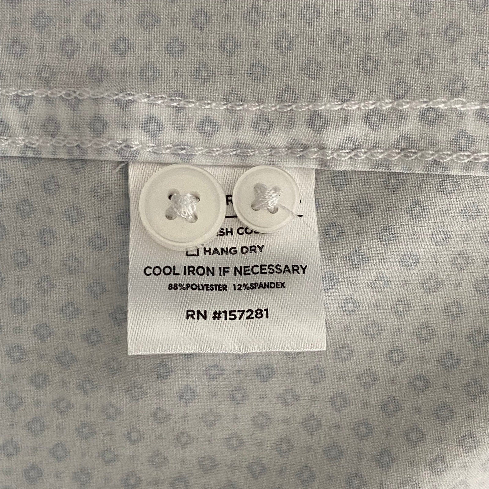 Mizzen+Main Shirt Men's Medium Leeward Classic Fit No Tuck Diamond Mosaic