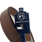 MLB Philadelphia Phillies Men's Large 38-40 Leather Belt w/Team Logo Brown